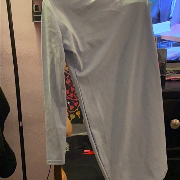 Baby blue one sleeve dress - Picture 1 of 1